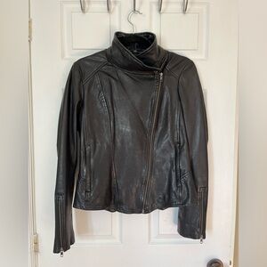 SOÏA&KYO Leather biker’s jacket